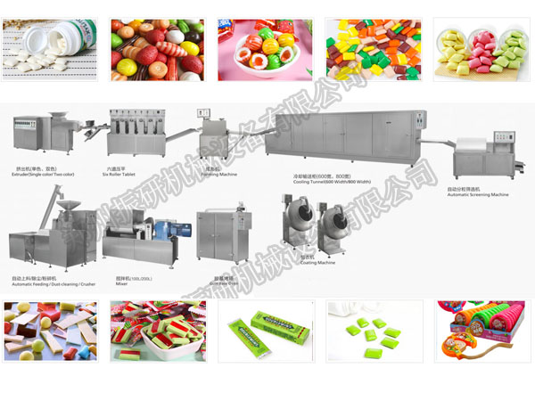 口香糖生产线设备